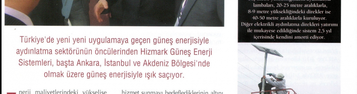 Enerji Dergisi- Hizmark Group Güneş Enerjisiyle Büyüyen Marka