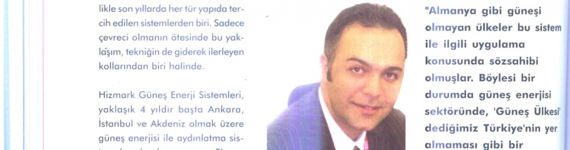 Tesisat: ”Sokaklar güneş enerji sistemiyle aydınlanıyor.”